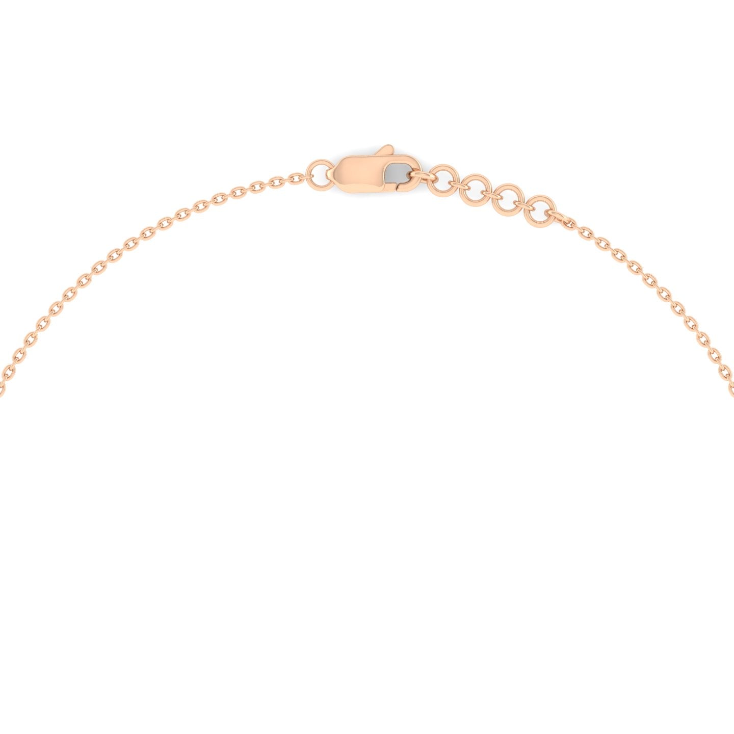 Lab Grown 3 Carat Diamond Necklace in 14K White Gold – VVS2 Clarity, D Color